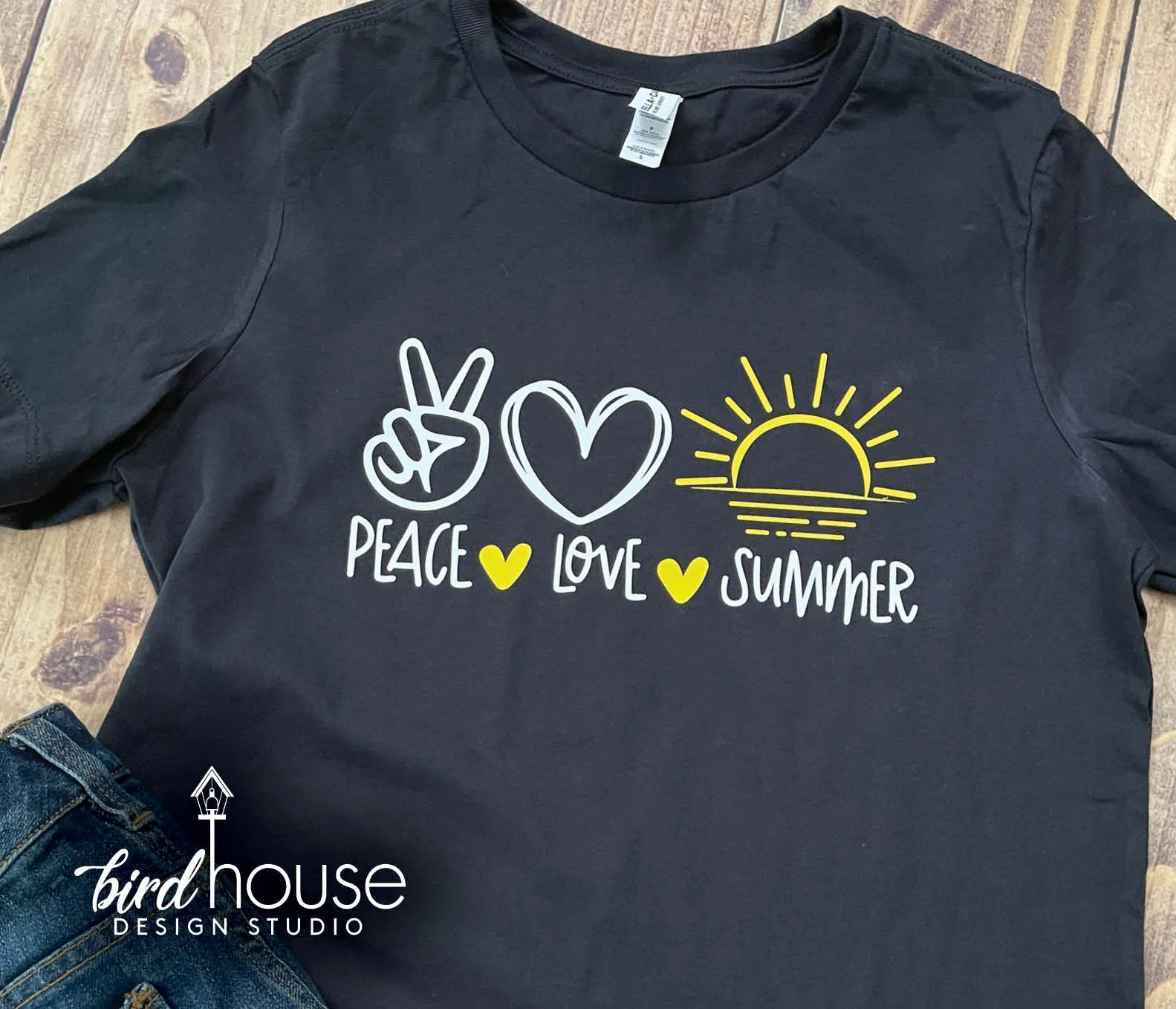 Peace Love Summer Shirt, Cute Graphic Tee