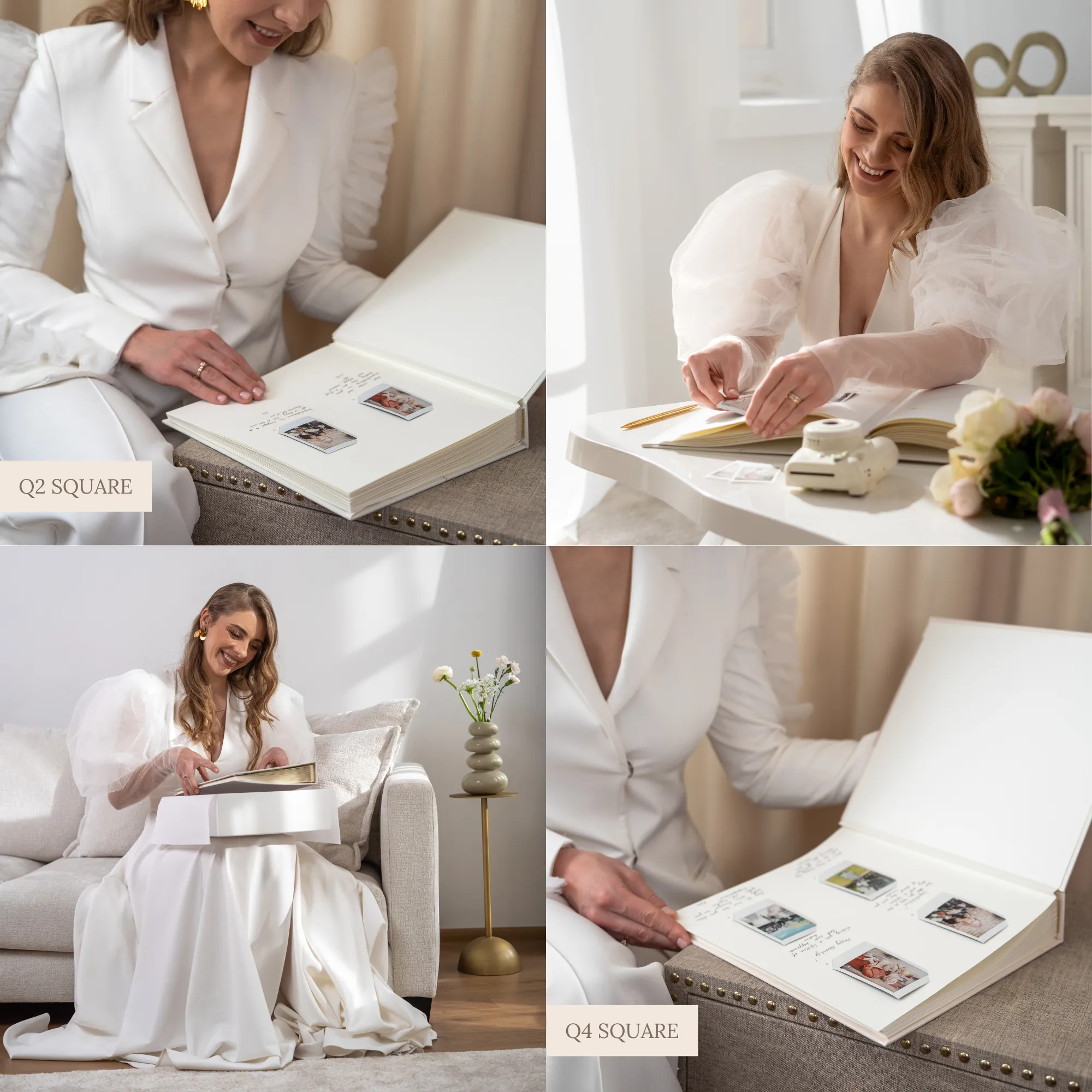 Peach   White Velour | Guest Book ♡