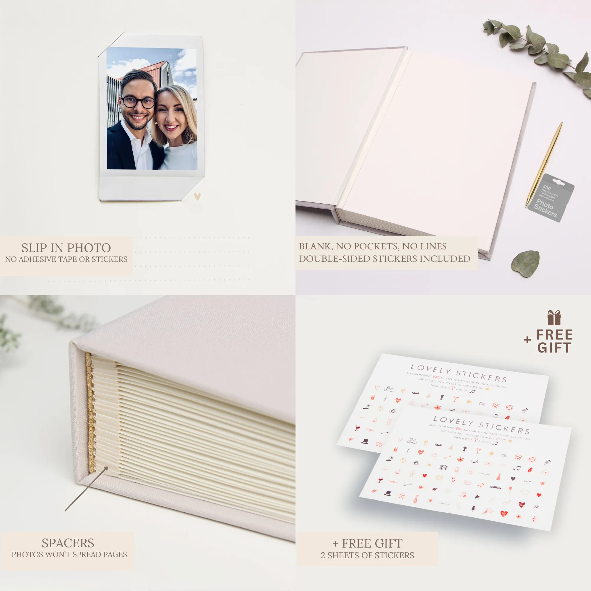 Peach   White Velour | Guest Book ♡