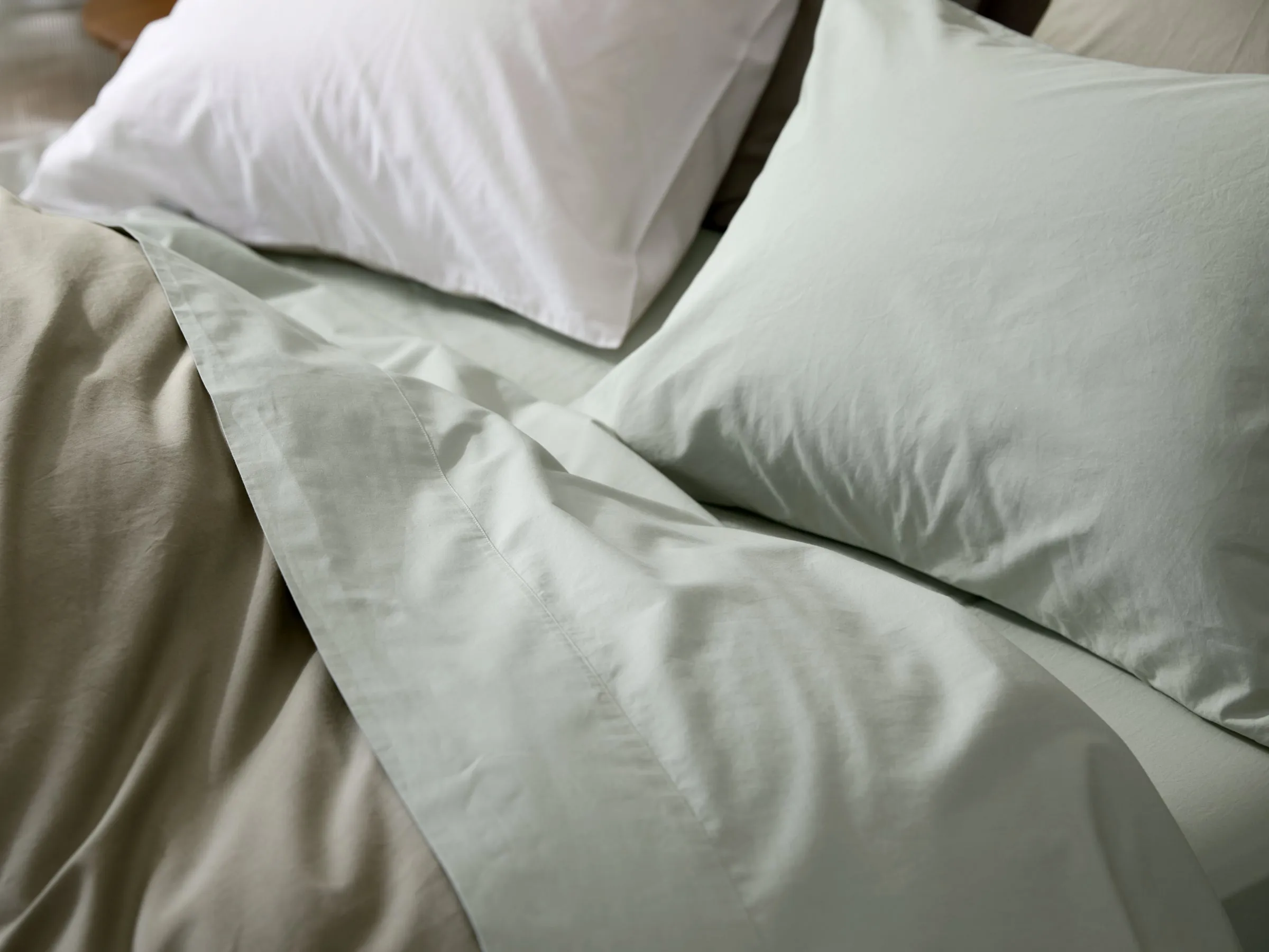 Percale Top Sheet (Sage)