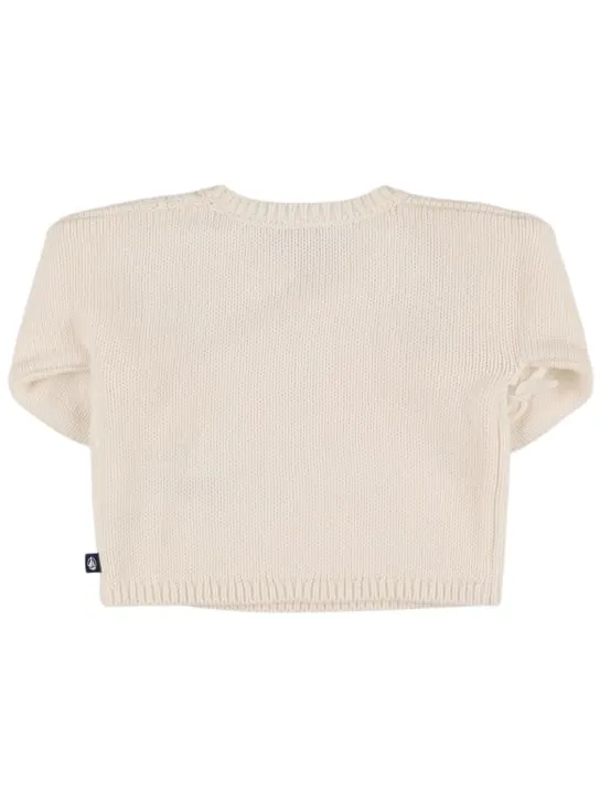 Petit Bateau   Cotton blend knit cardigan 