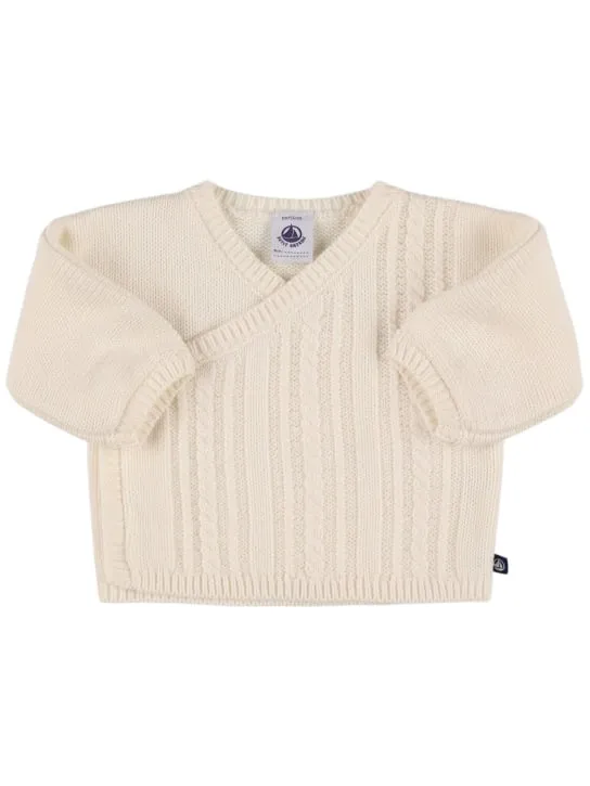 Petit Bateau   Cotton blend knit cardigan 