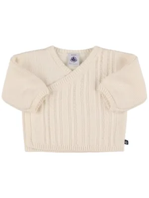 Petit Bateau   Cotton blend knit cardigan 