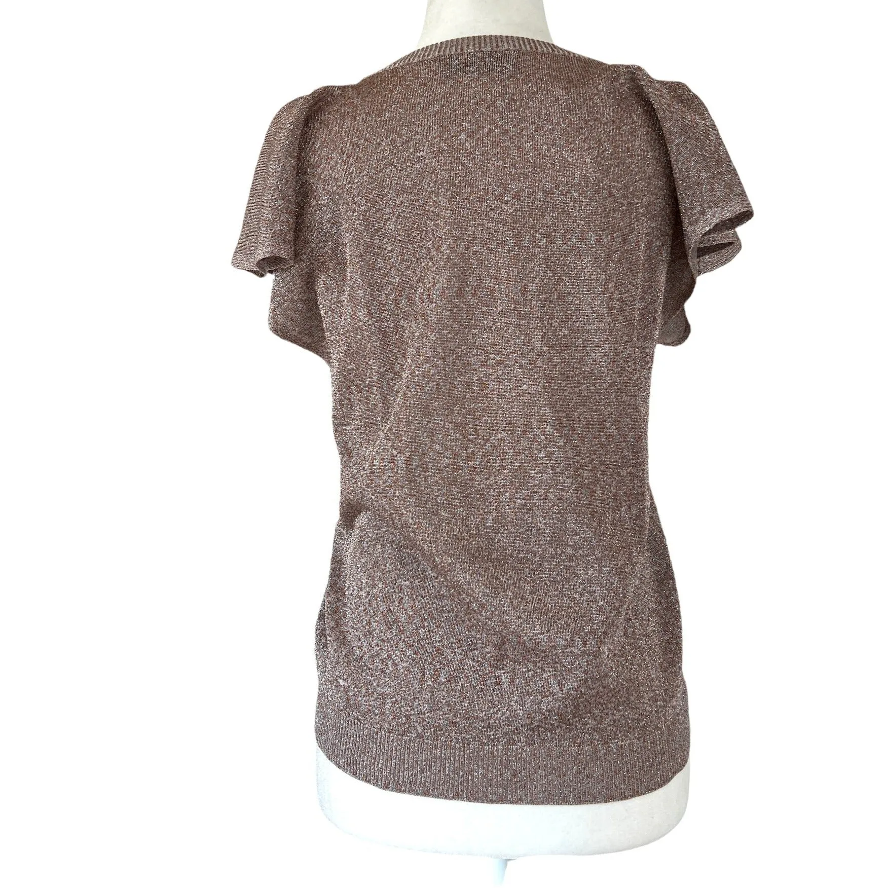 Pink Metallic Top - S