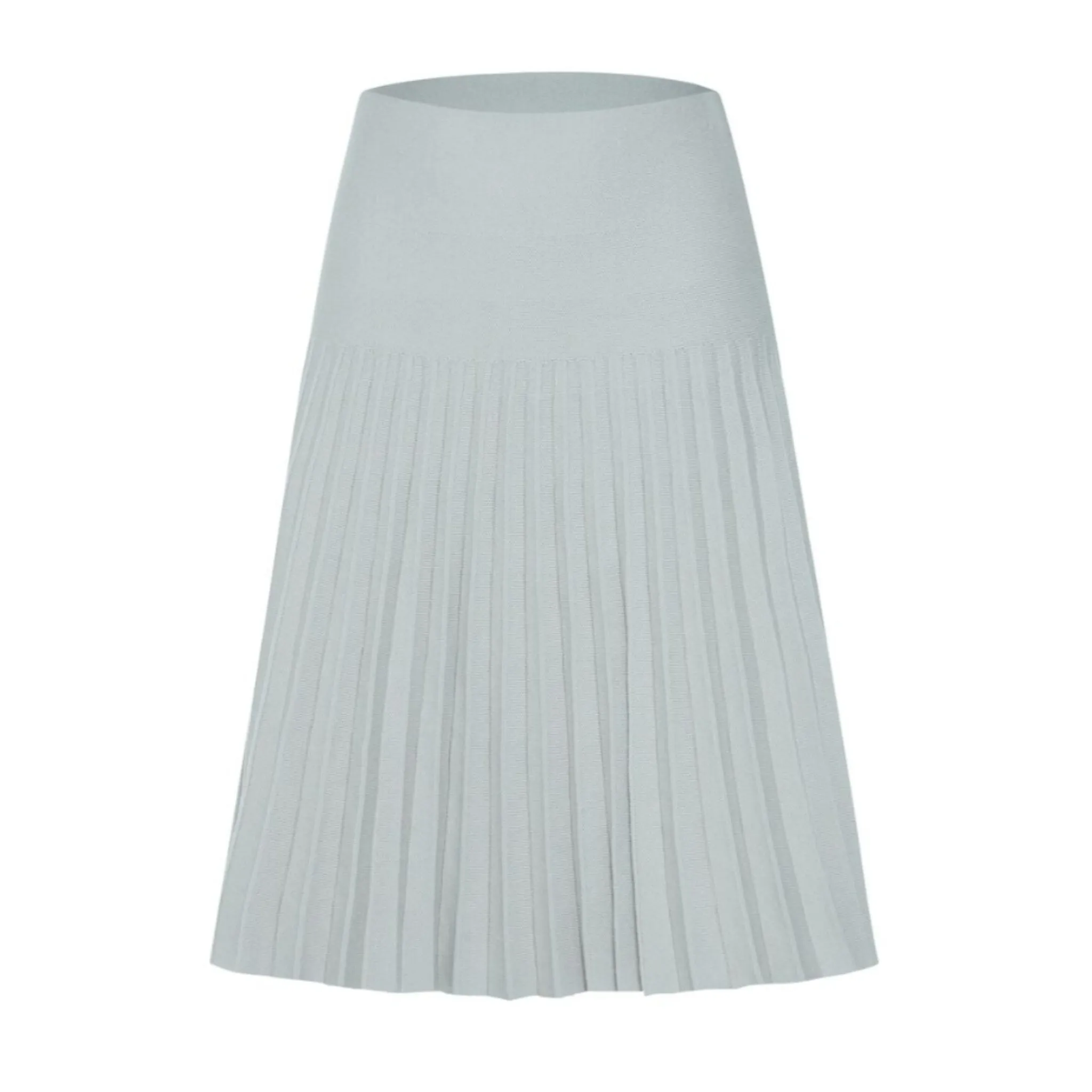 Pleated Skirt Heather Grey by Mia Mod