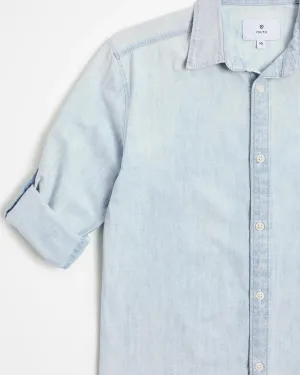 popular  Long Sleeve Chambray Shirt