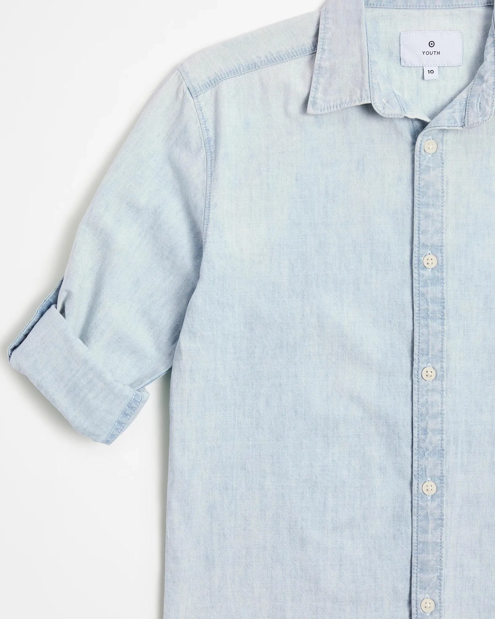 popular  Long Sleeve Chambray Shirt