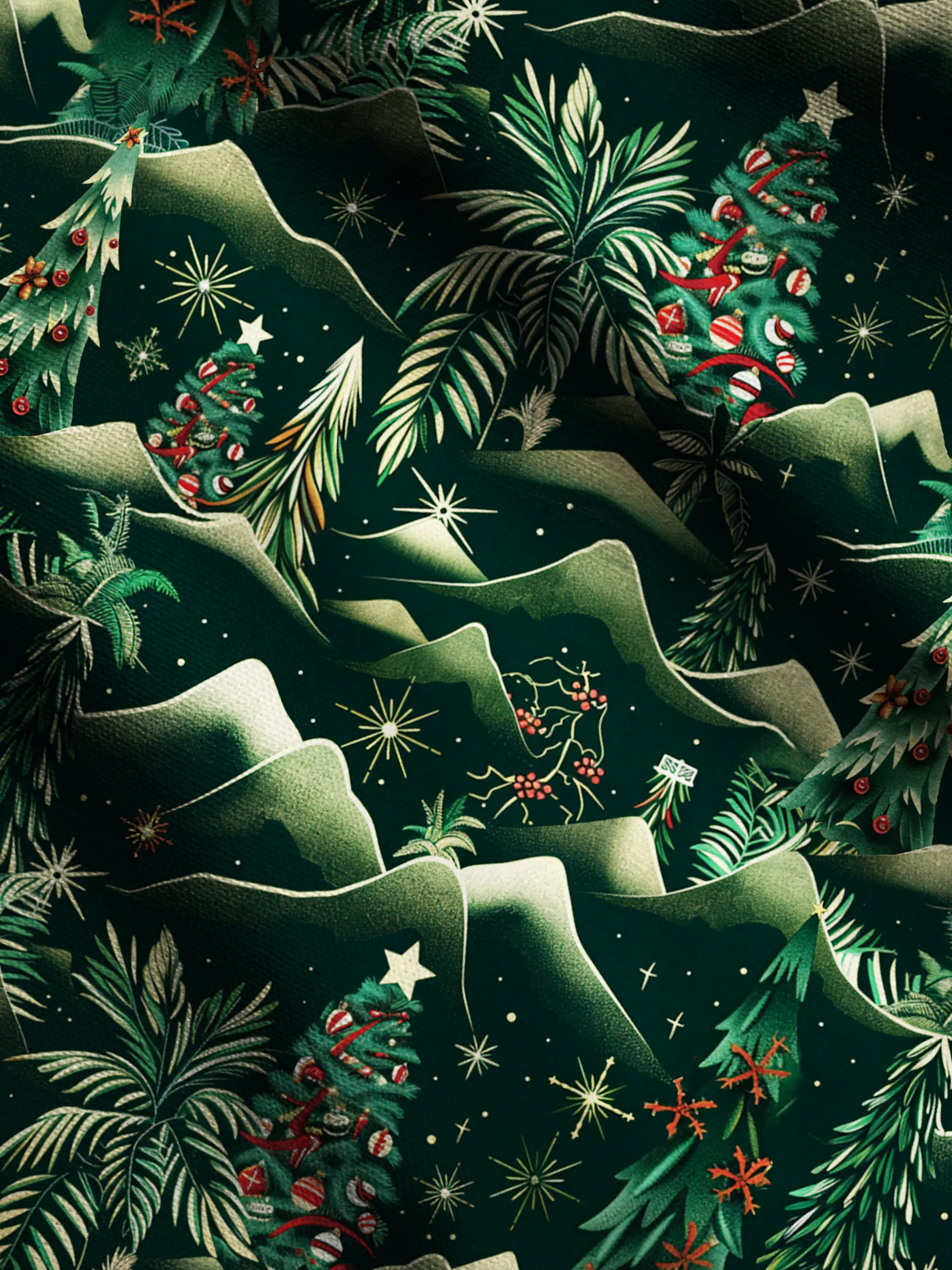 PRE-ORDER Christmas in the Mountains Cotton Shirt