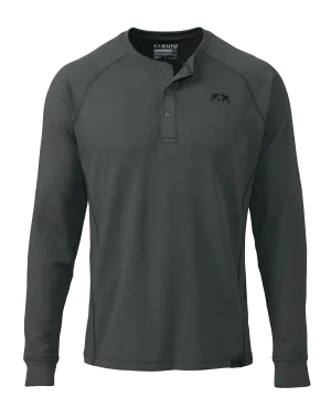 PRO Merino 200 Henley | Gunmetal