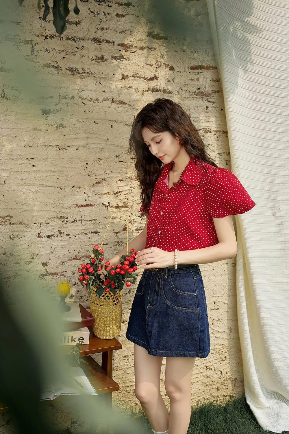Puff Sleeve Shirt for Women