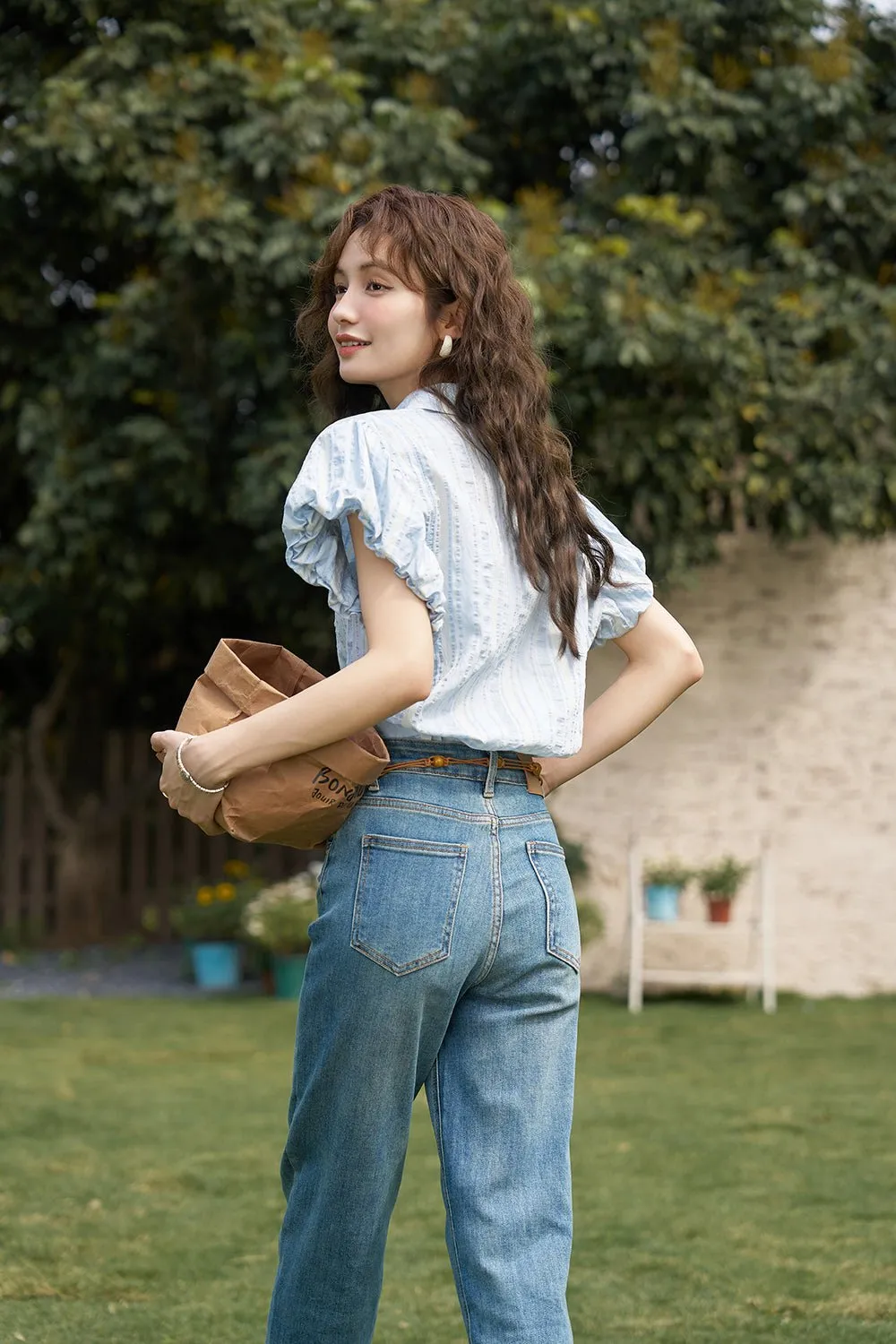 Puff Sleeve Shirts for Women
