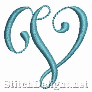 SDS0792  Ribbon Font V