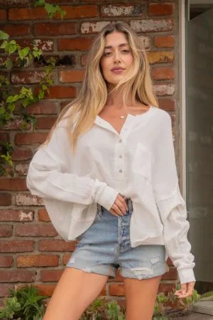 Sea Breeze Gauze Shirt