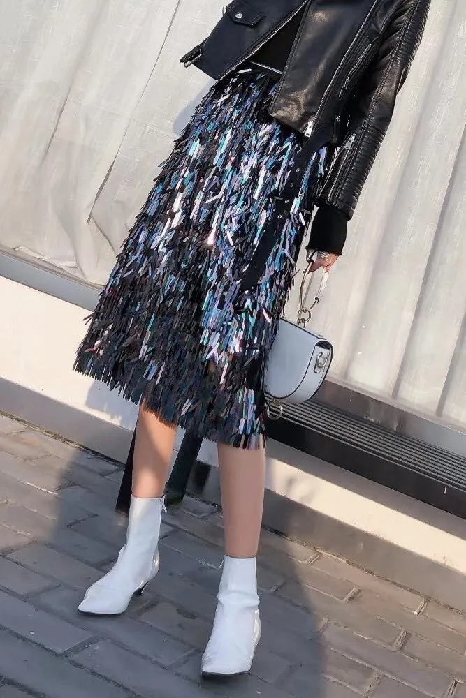 SEQUIN SKIRT ANYA