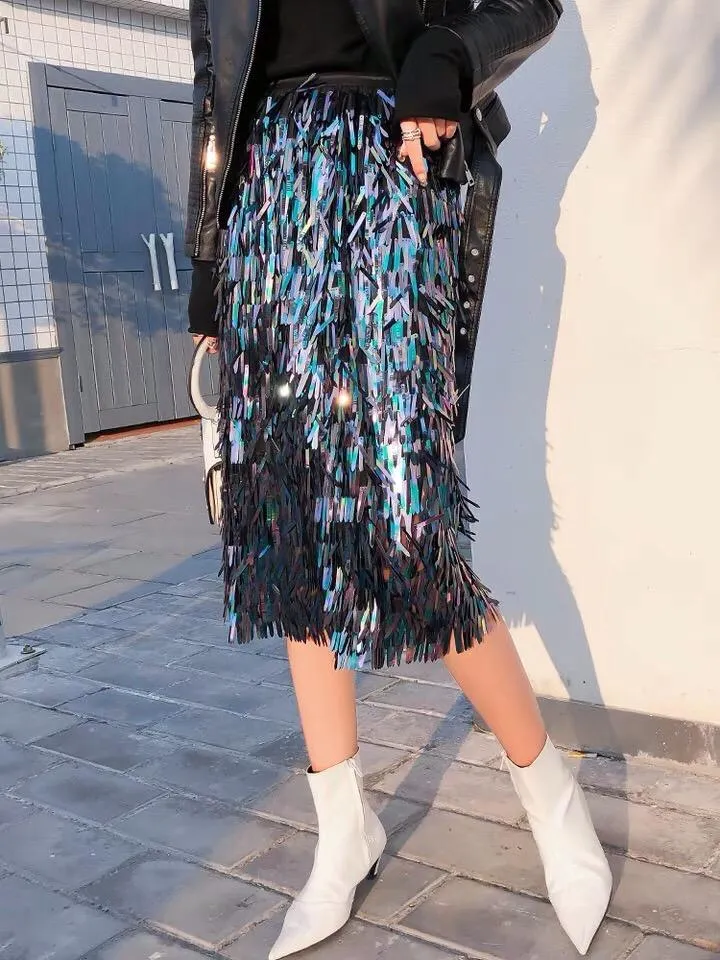 SEQUIN SKIRT ANYA