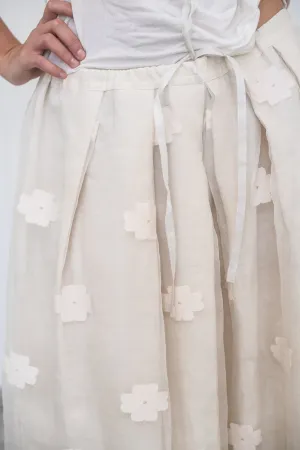 Silk organza skirt