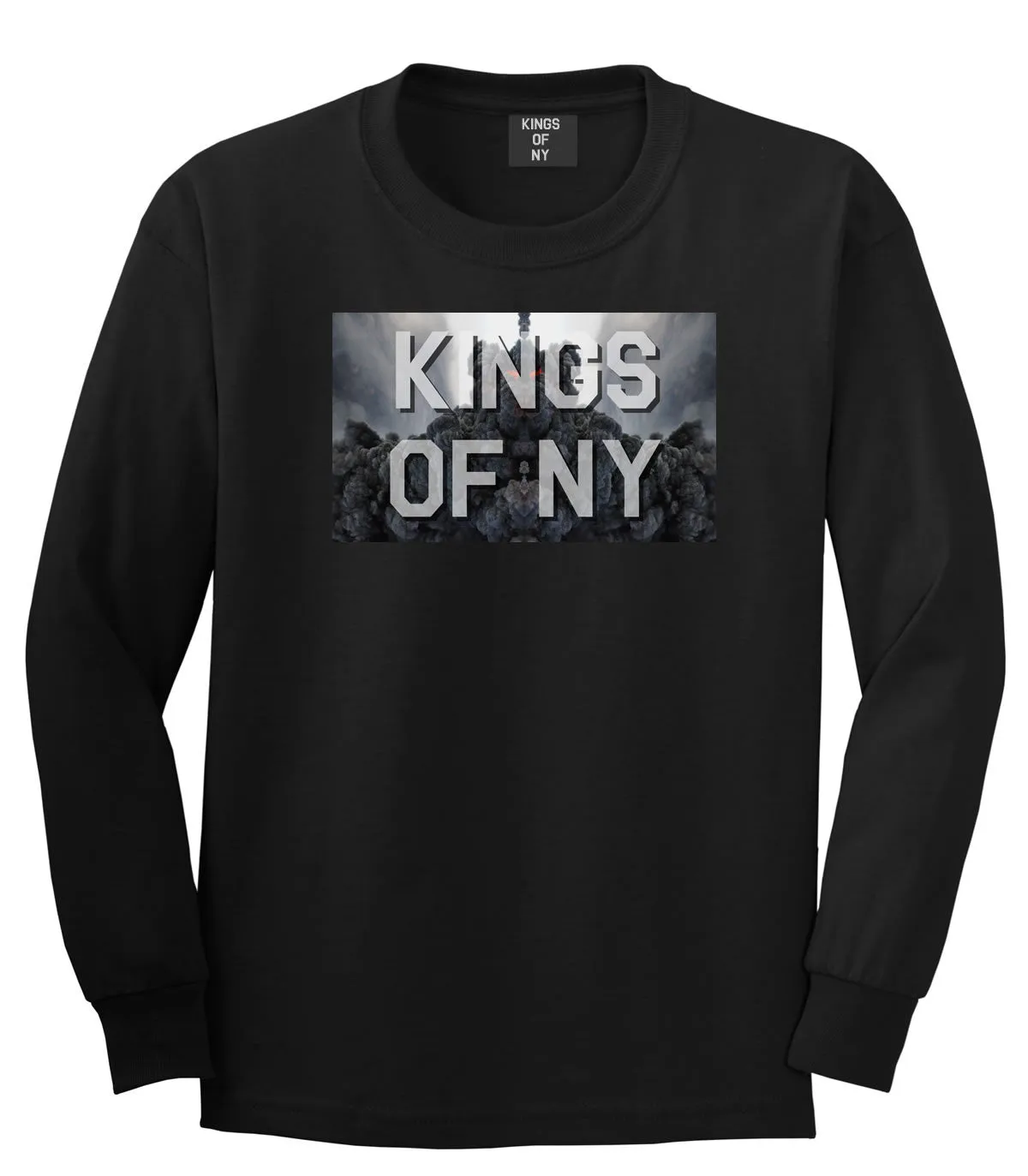 Smoke Cloud End Of Days Kings Of NY Logo Long Sleeve T-Shirt