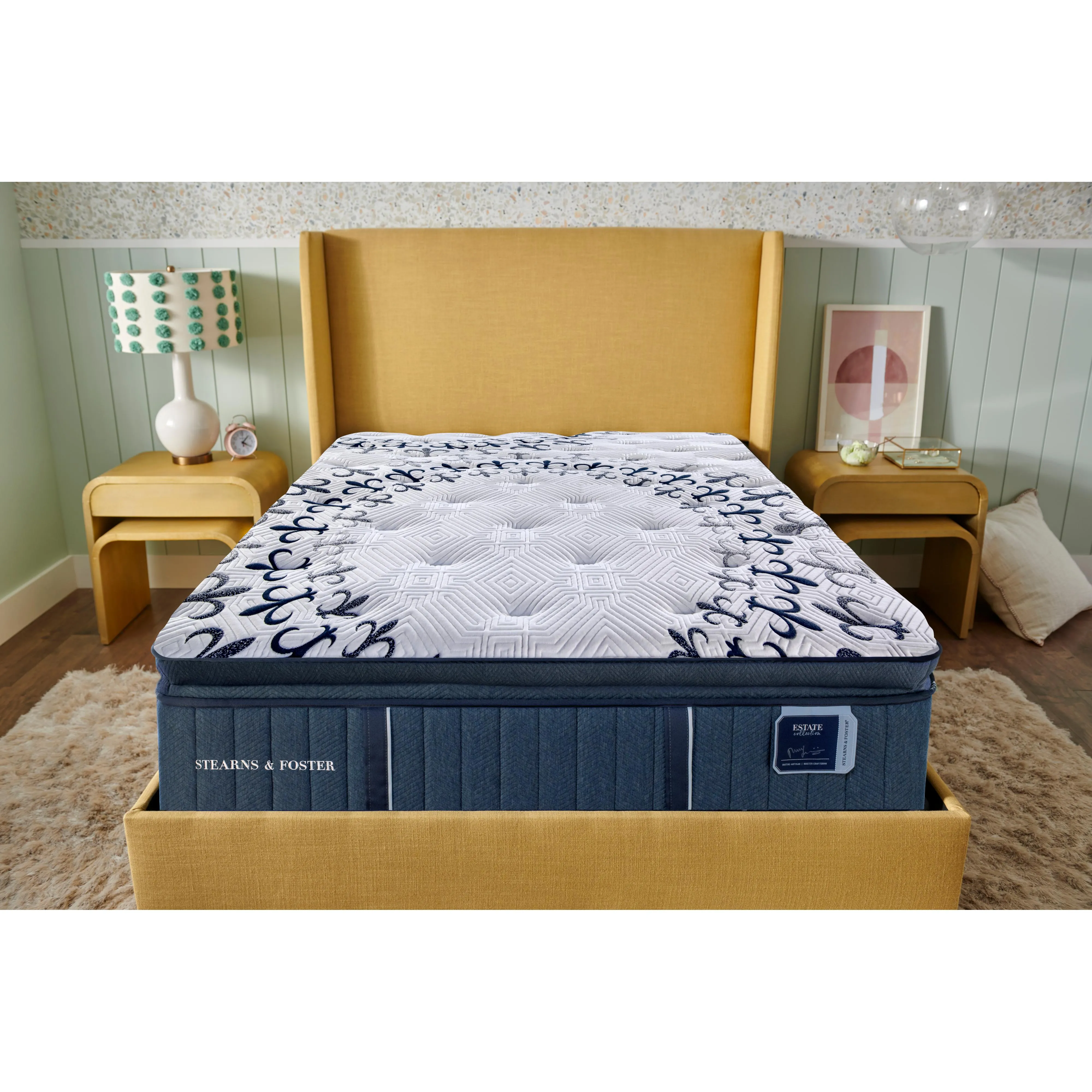 Stearns & Foster Mon Cheri Luxury Cushion Firm Pillow Top Mattress (Queen)