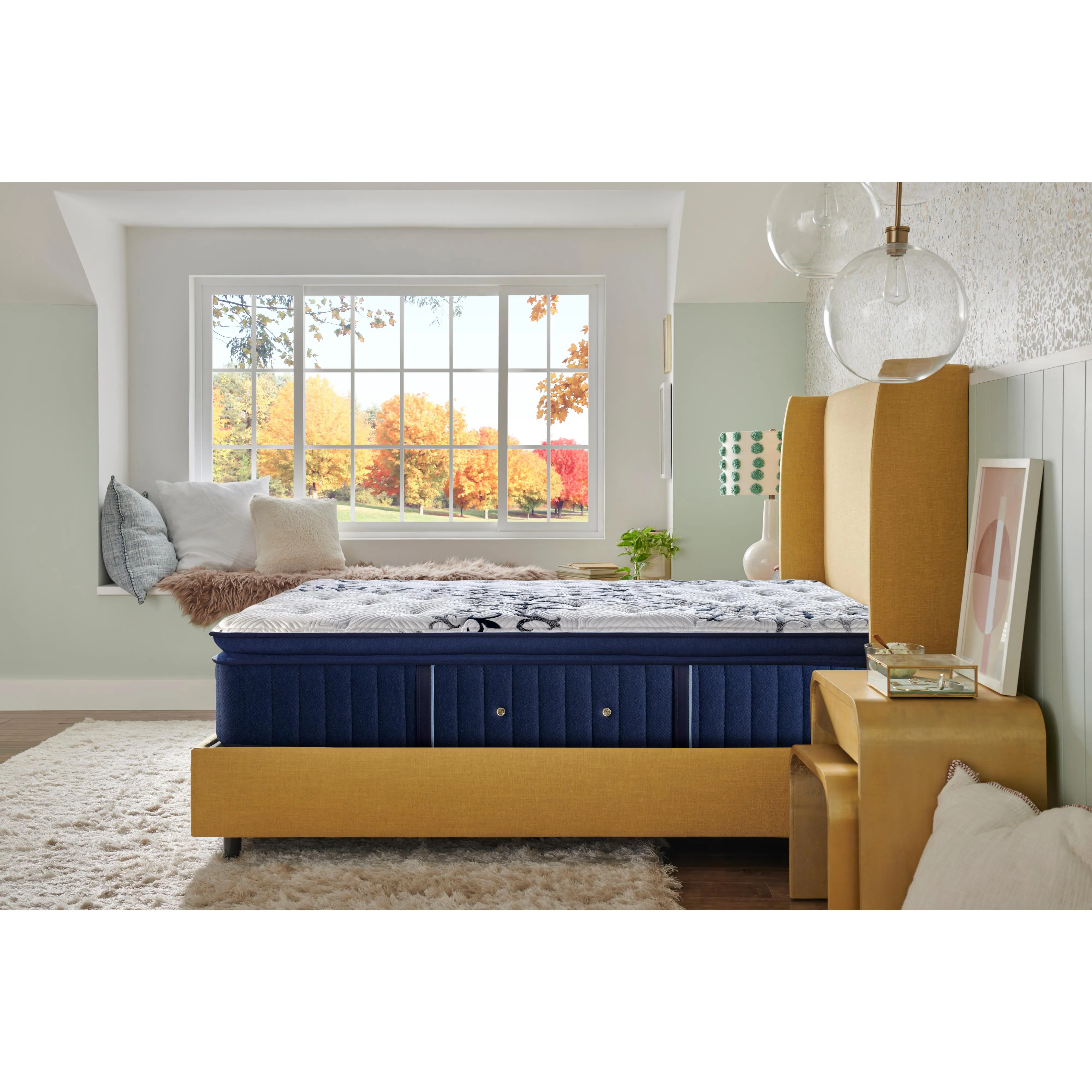 Stearns & Foster Mon Cheri Luxury Cushion Firm Pillow Top Mattress (Queen)