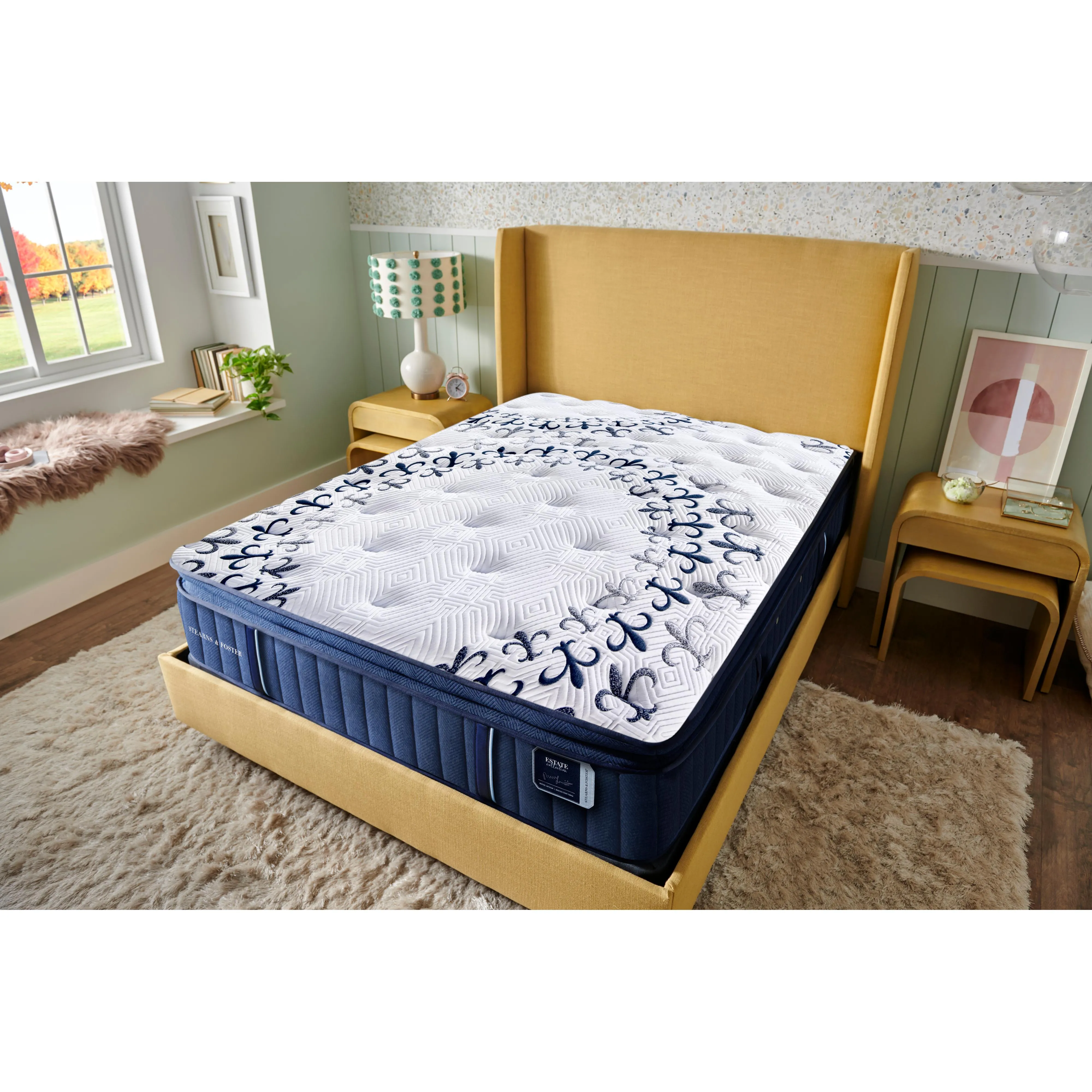 Stearns & Foster Mon Cheri Luxury Cushion Firm Pillow Top Mattress (Queen)