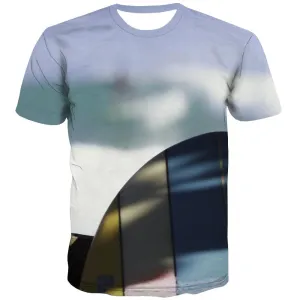 surf T-shirt Men The sea Shirt Print sport T shirts Funny Cool Tshirts Cool