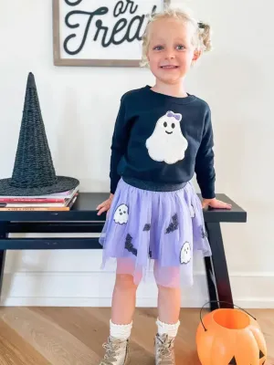 SWE Ghost and Bat Sequin Halloween Tutu