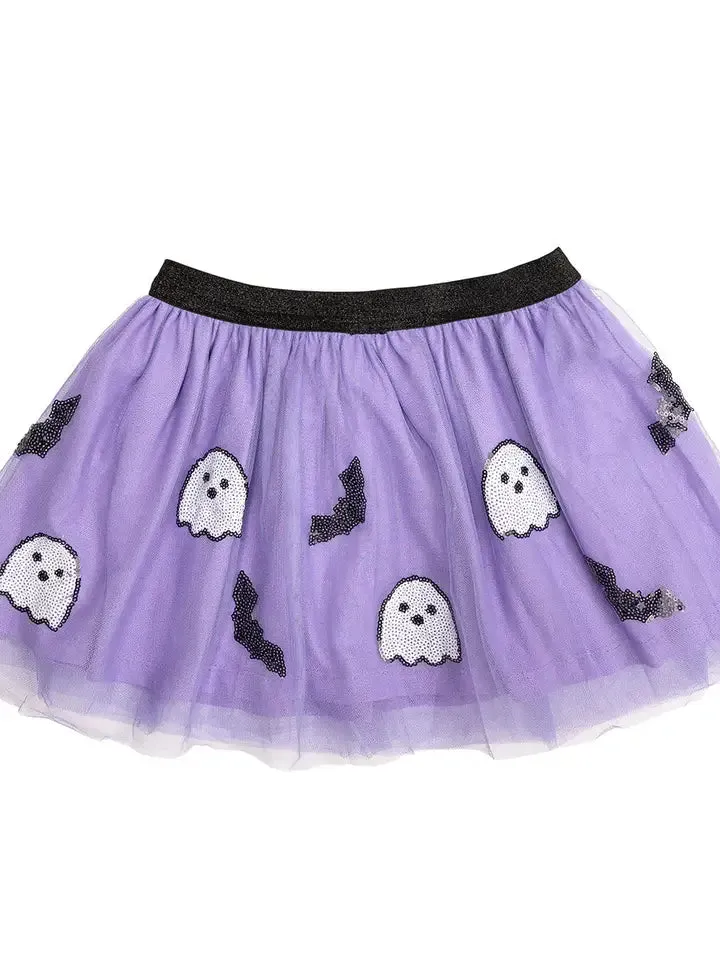 SWE Ghost and Bat Sequin Halloween Tutu
