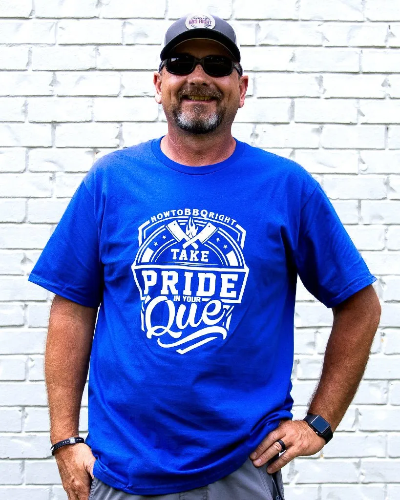 Take Pride Blue T-Shirt and H2Q Grey Hat