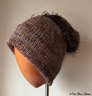 Tan Slouchy Beanie