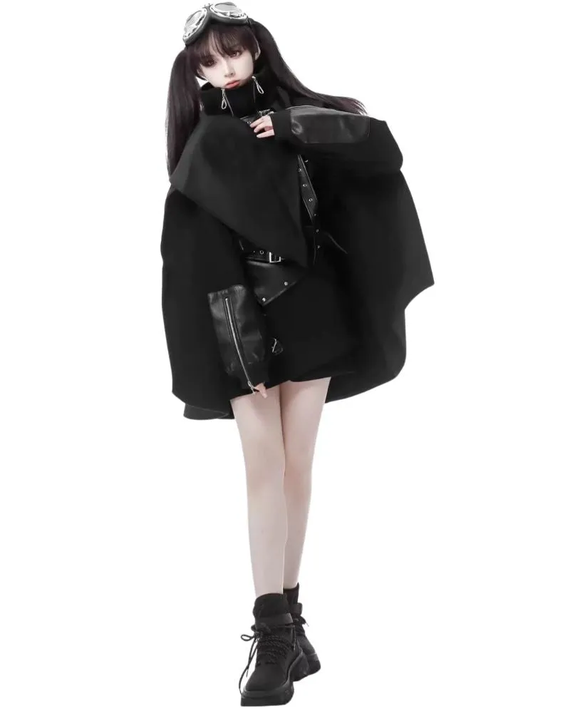 Techwear Sweet Girl Hoodie Pants And Cargo Skirt Set（Sold Separately）