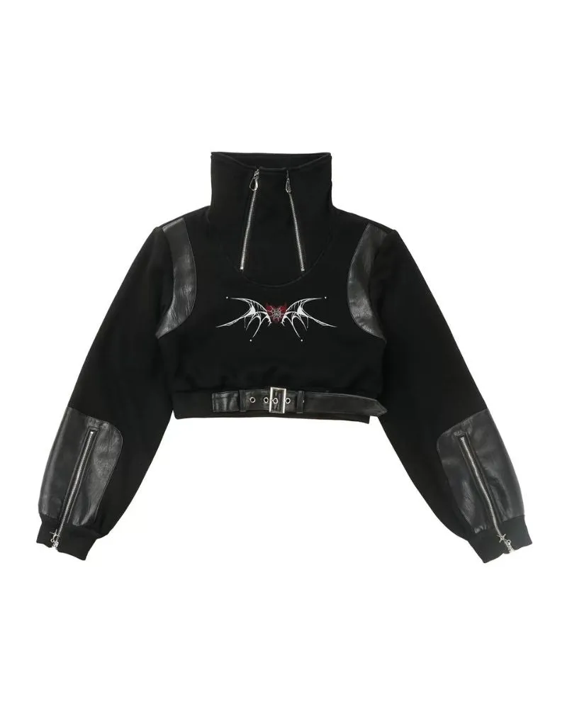 Techwear Sweet Girl Hoodie Pants And Cargo Skirt Set（Sold Separately）