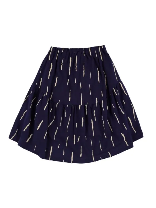 The Animals Observatory   Glowing cotton midi skirt 