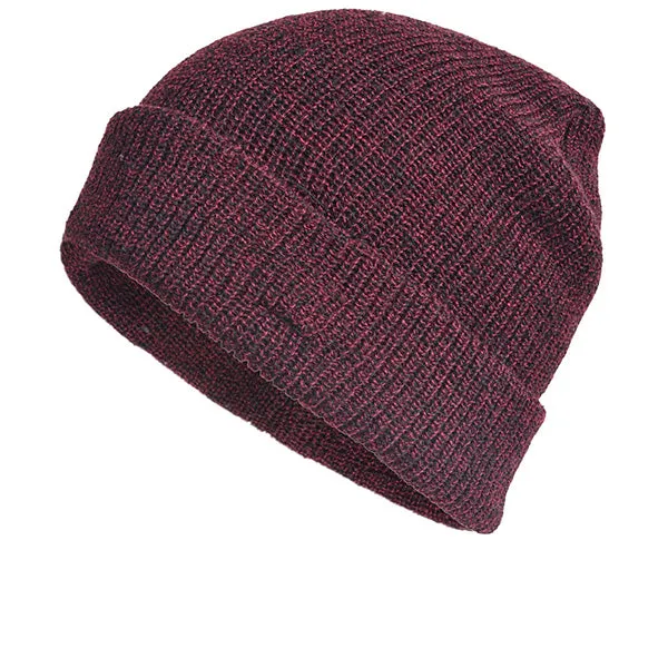 Two Tone Blend Daily Cuffed Beanie Hat for Men and Women
