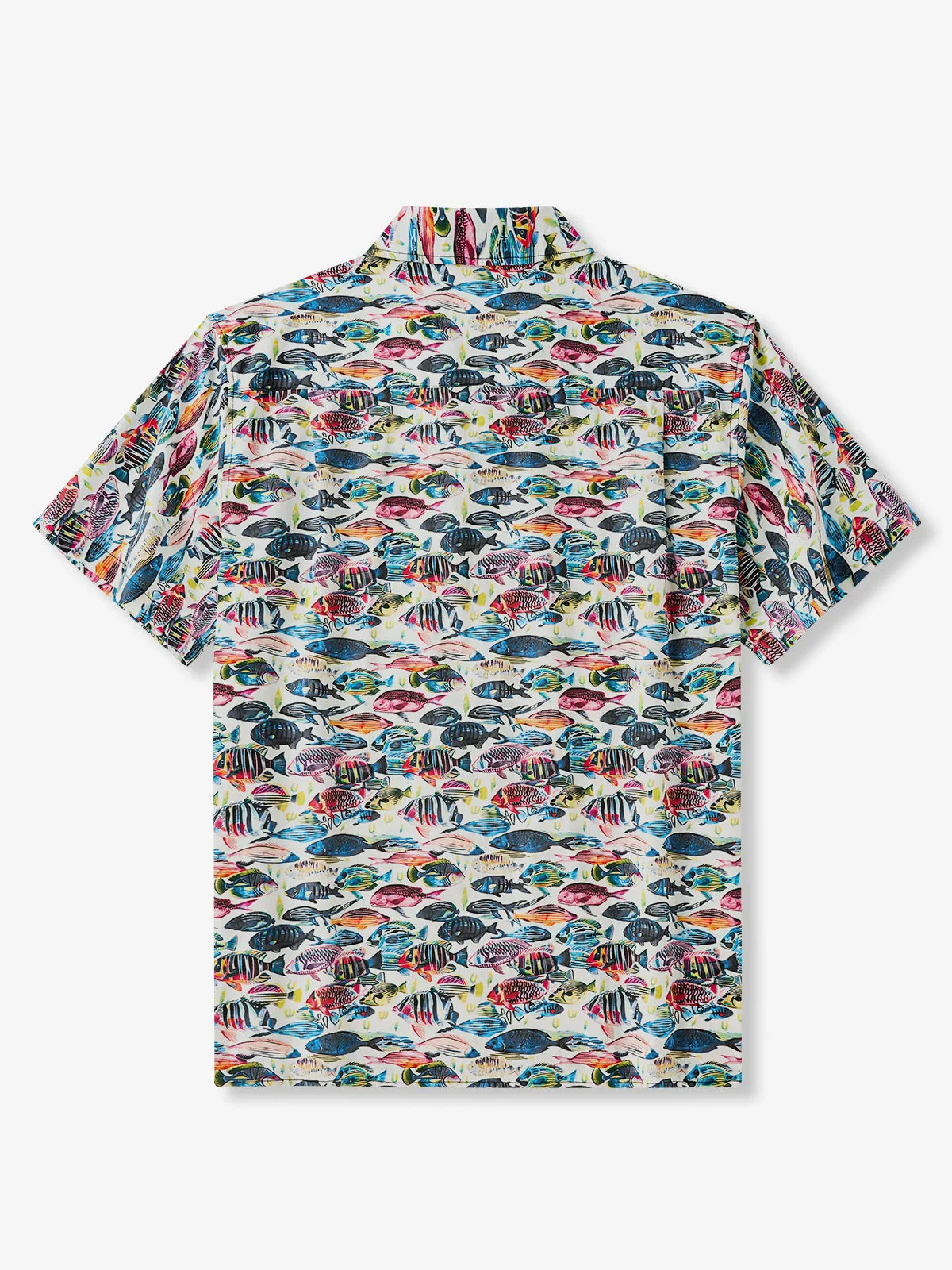 Various Fish Cotton Camp Shirt