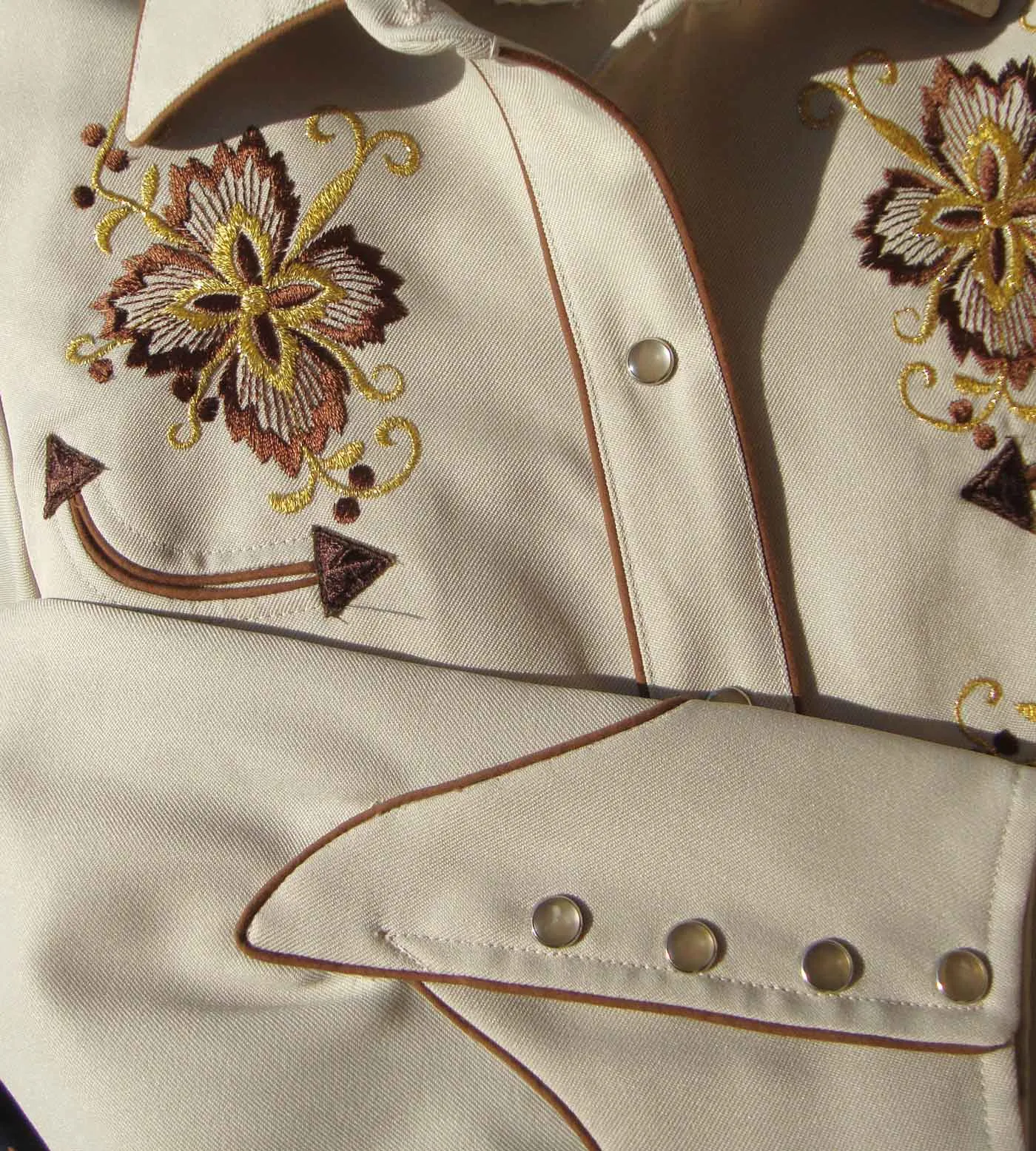 Vintage H Bar C Western Shirt Ranchwear Pearl Snap Buttons L