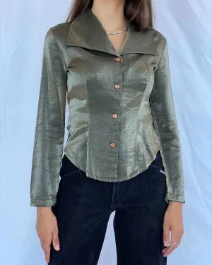 Vintage Hilvana Costoms Metallic Shirt