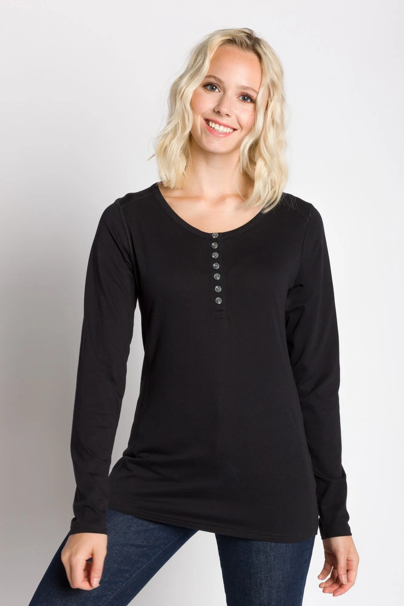 Virginia | Women's Crew Neck Henley