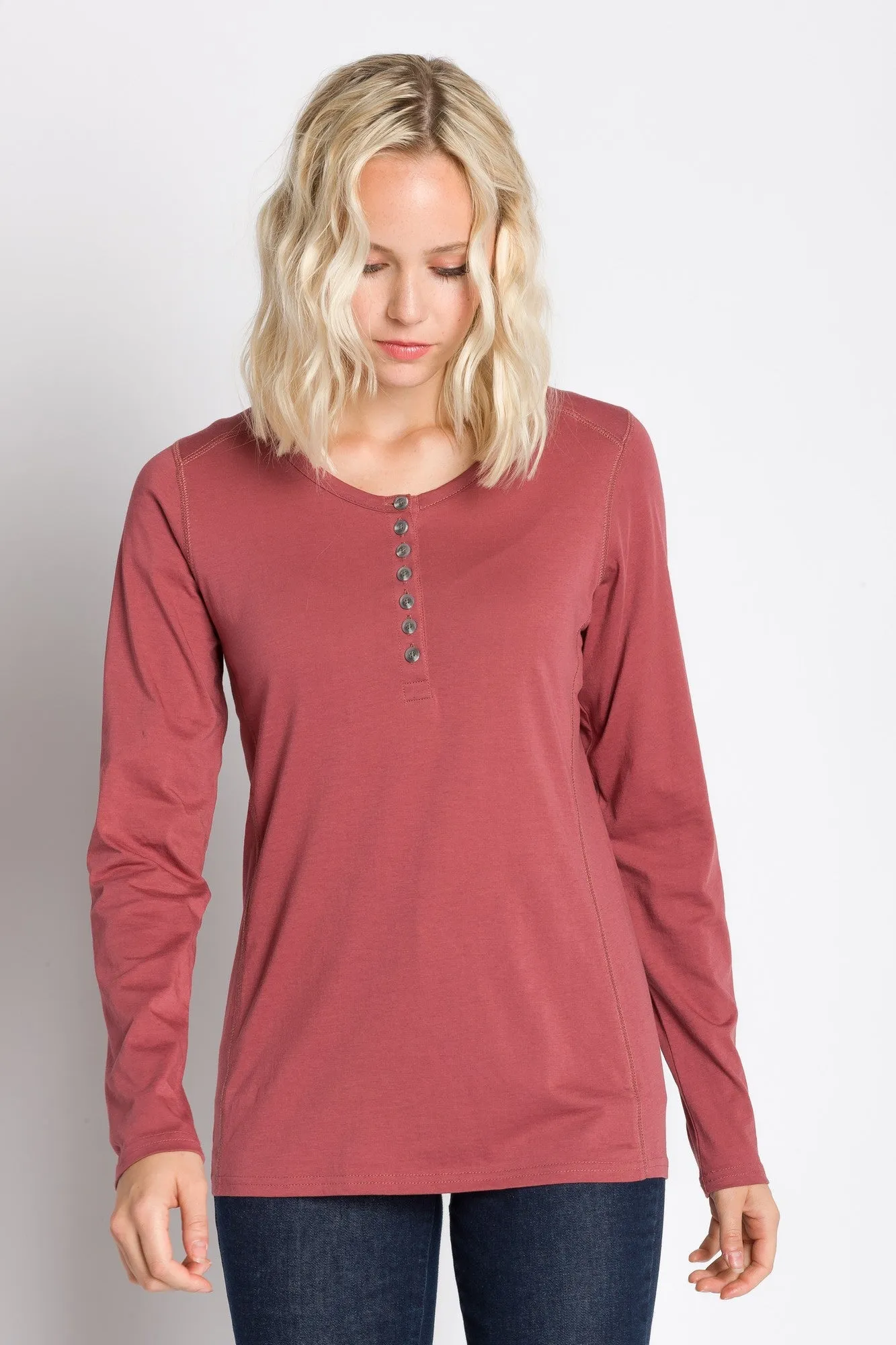 Virginia | Women's Crew Neck Henley