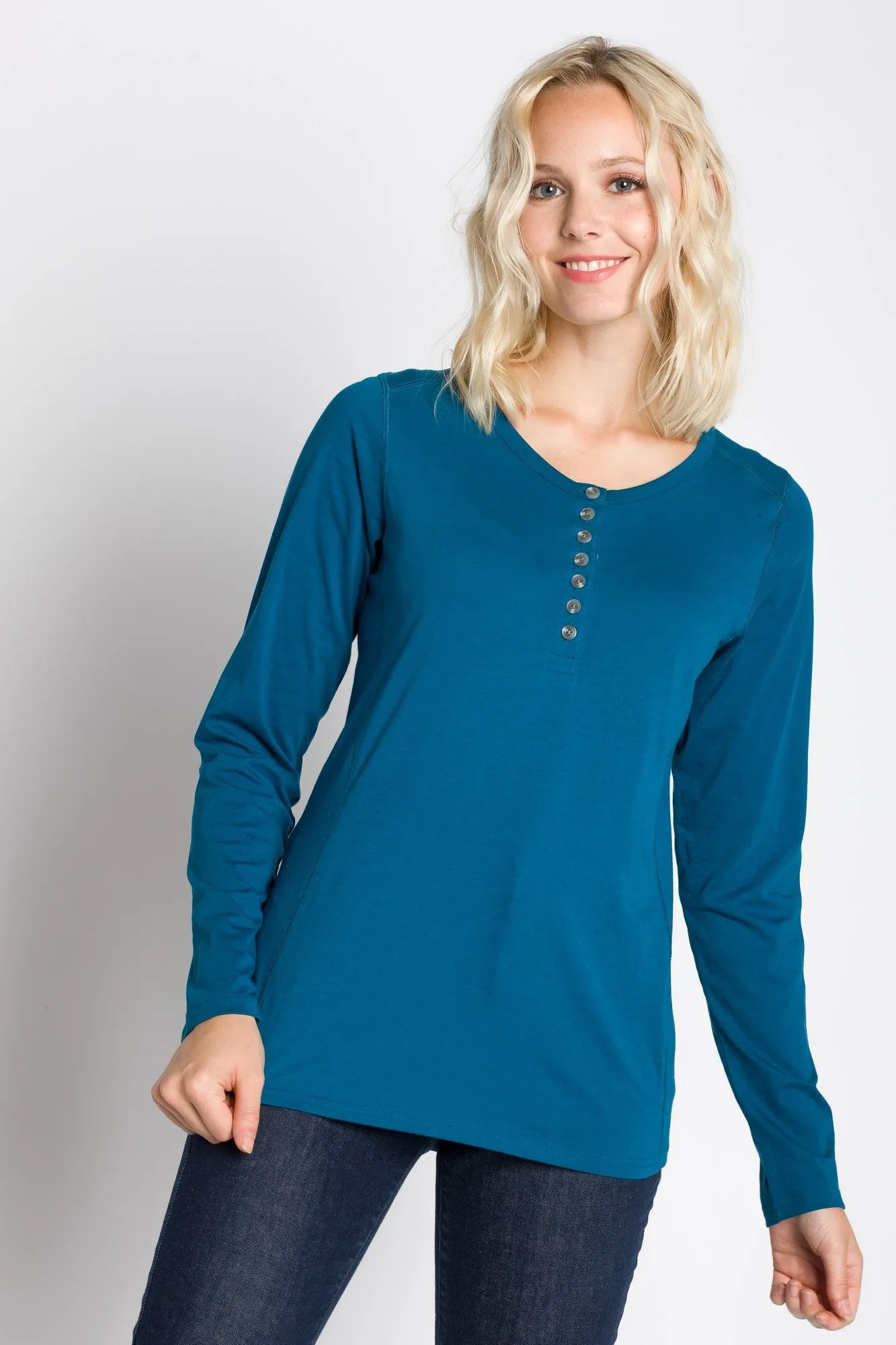 Virginia | Women's Crew Neck Henley
