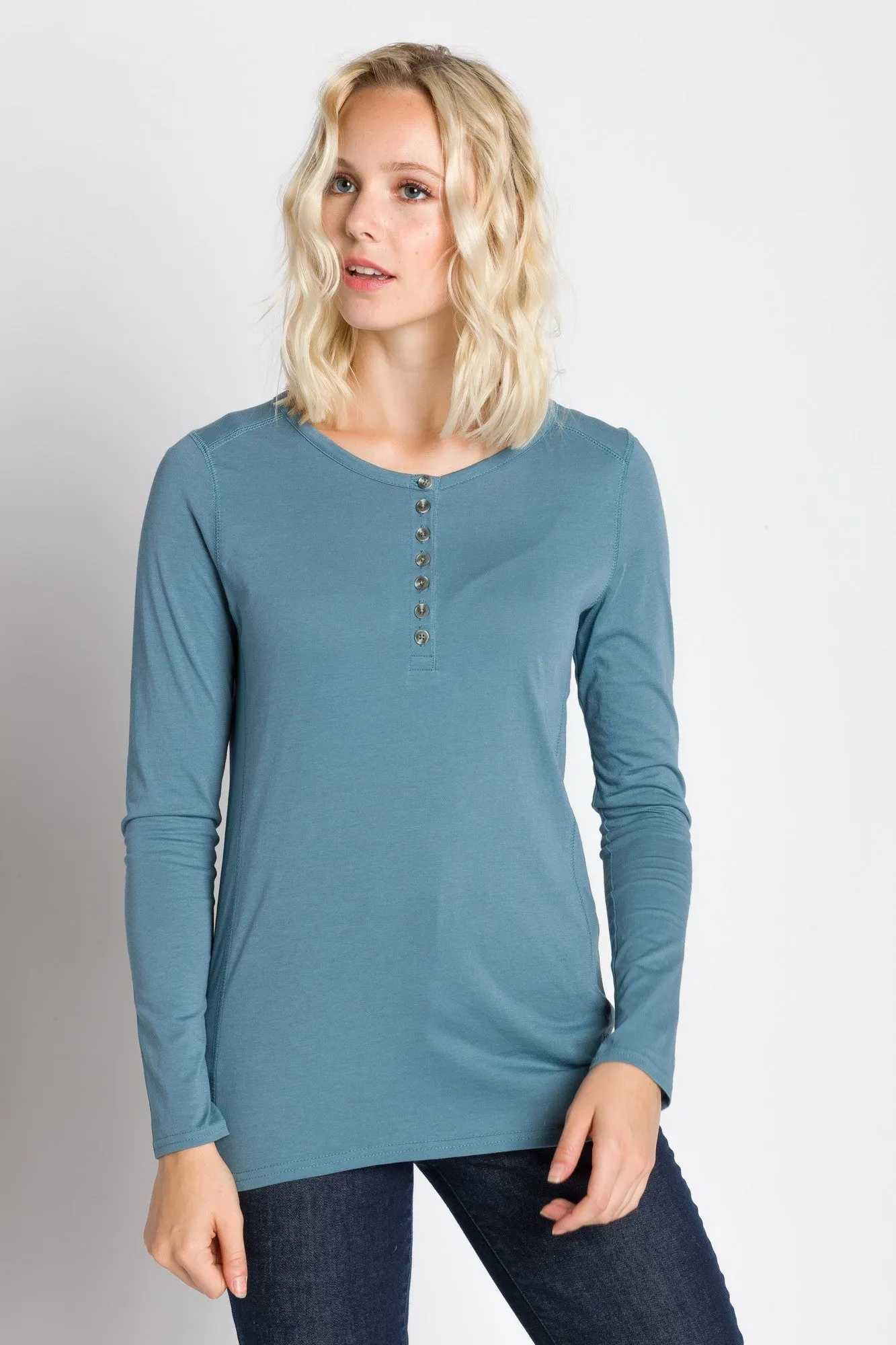 Virginia | Women's Crew Neck Henley