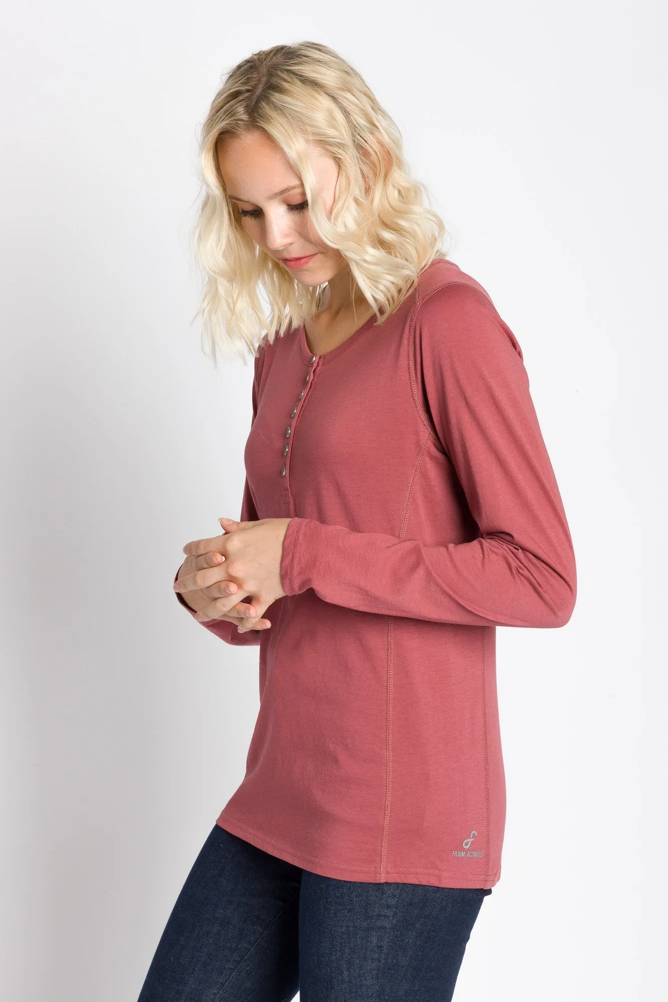 Virginia | Women's Crew Neck Henley
