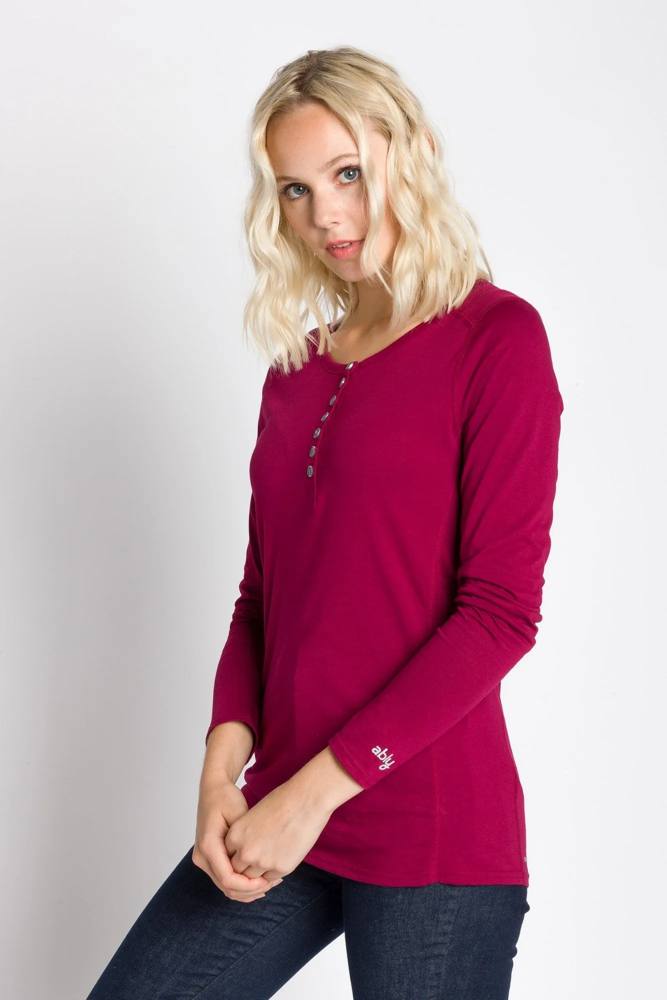 Virginia | Women's Crew Neck Henley