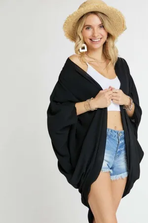 Walking in the Room Solid Kimono Cardigan