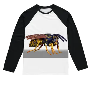 Wasp Character Sublimation Baseball Long Sleeve T-Shirt