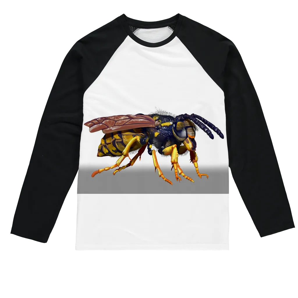 Wasp Character Sublimation Baseball Long Sleeve T-Shirt