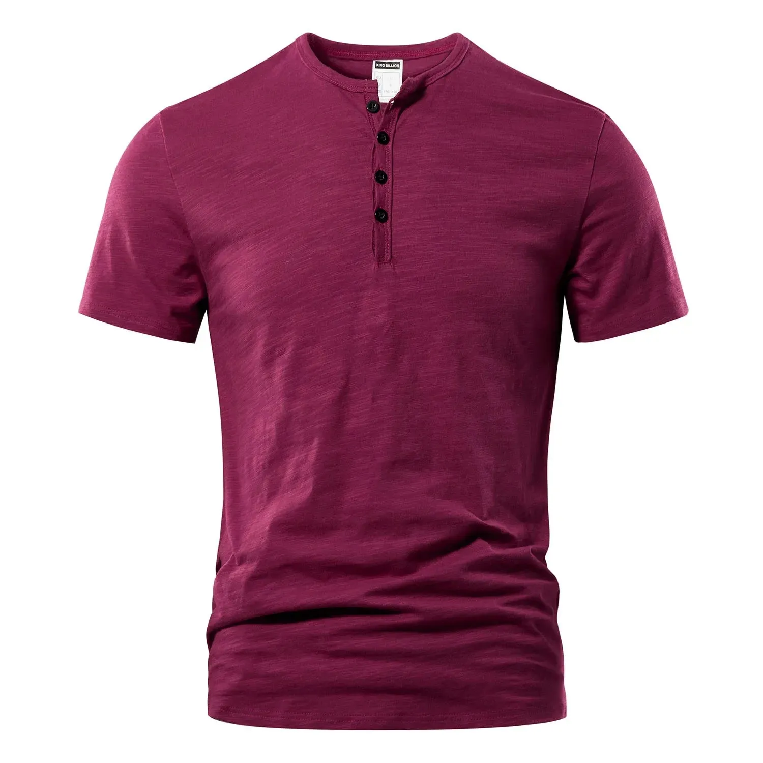West Louis™ Designer Men Casual Short Sleeve Henry Tee