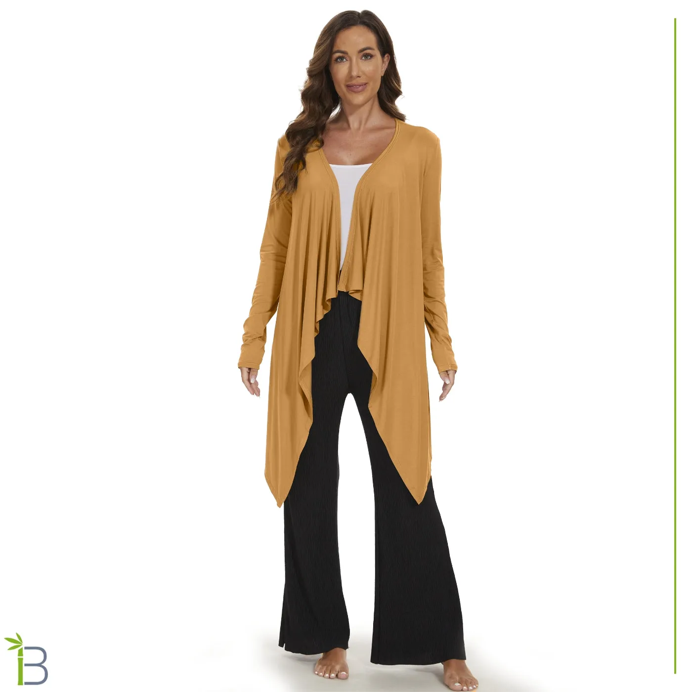 Women's Cardigan Waterfall Design