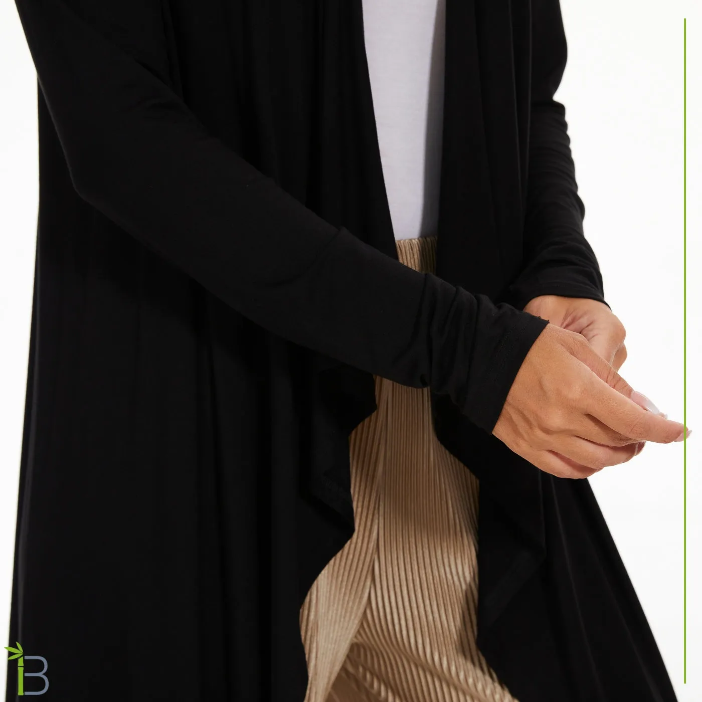 Women's Cardigan Waterfall Design