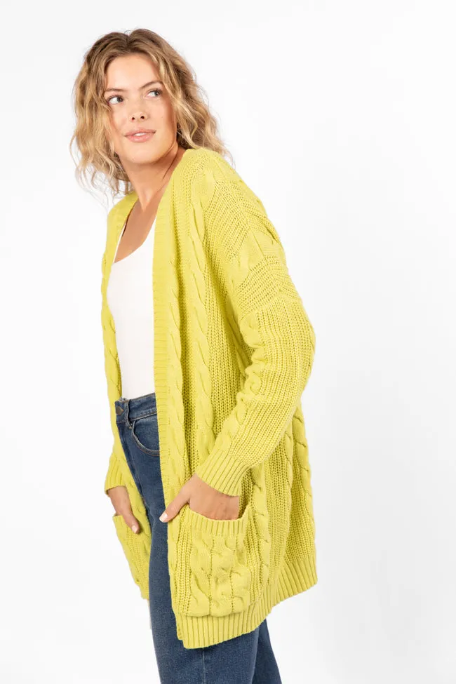Won't Change My Heart Matcha Cardigan